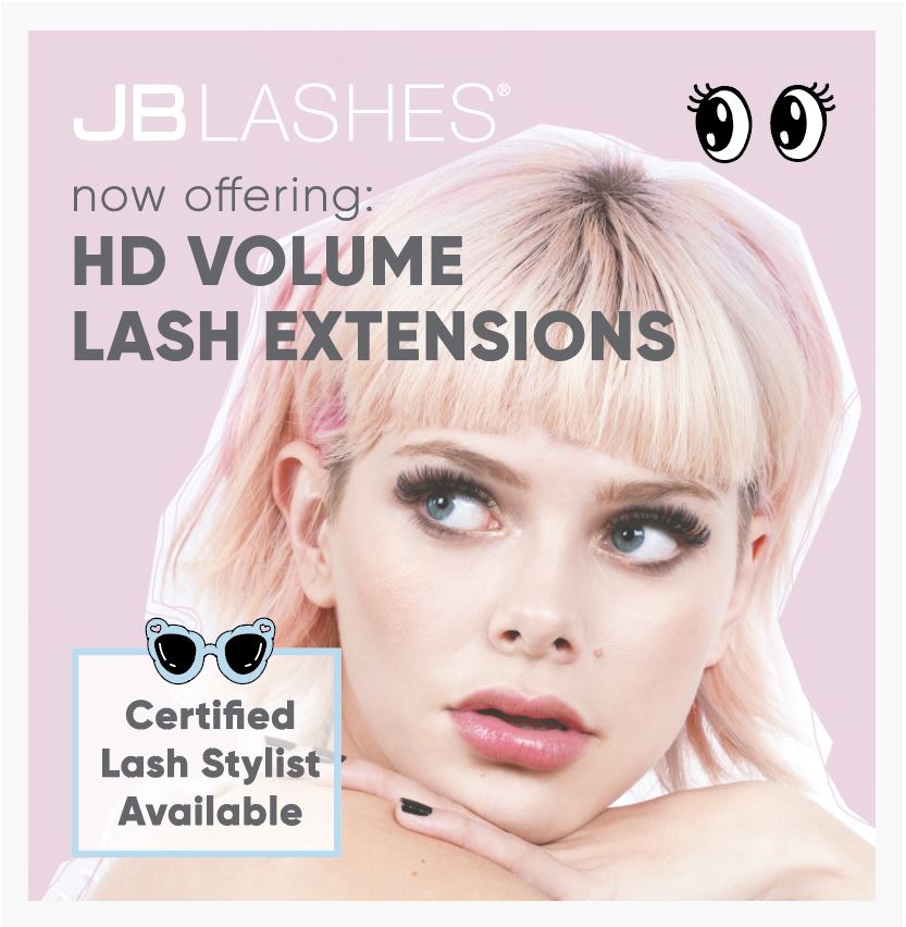 HD Volume Lashes Window Cling