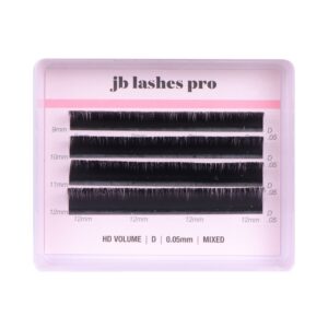 HD Volume Lashes, 0.05 Mixed Tray, Sample Size